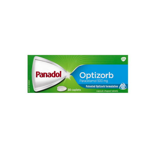 Panadol with Optizorb Pain Relief 20 Caplets