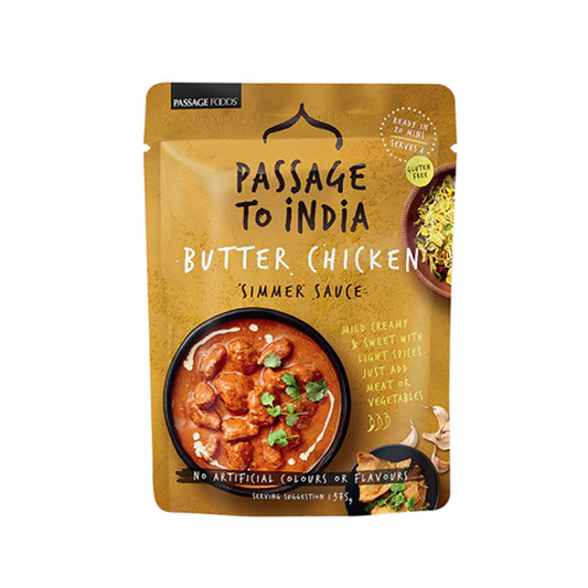 Passage Foods Passage To India Butter Chicken Simmer Sauce Pouch | 375g