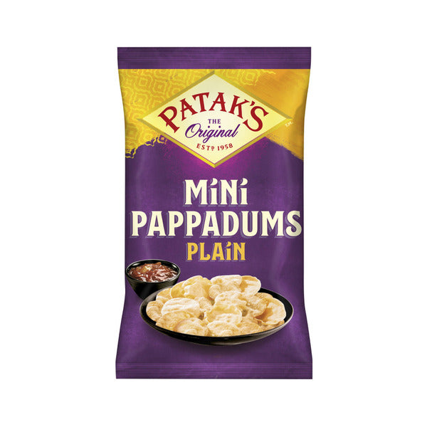 Patak's Plain Mini Pappadums | 75g