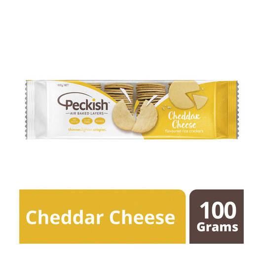 Peckish Cheese Rice Crackers | 100g