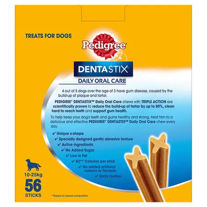 Pedigree,Dentastix Large Breed Dog Treat 56 Packx2