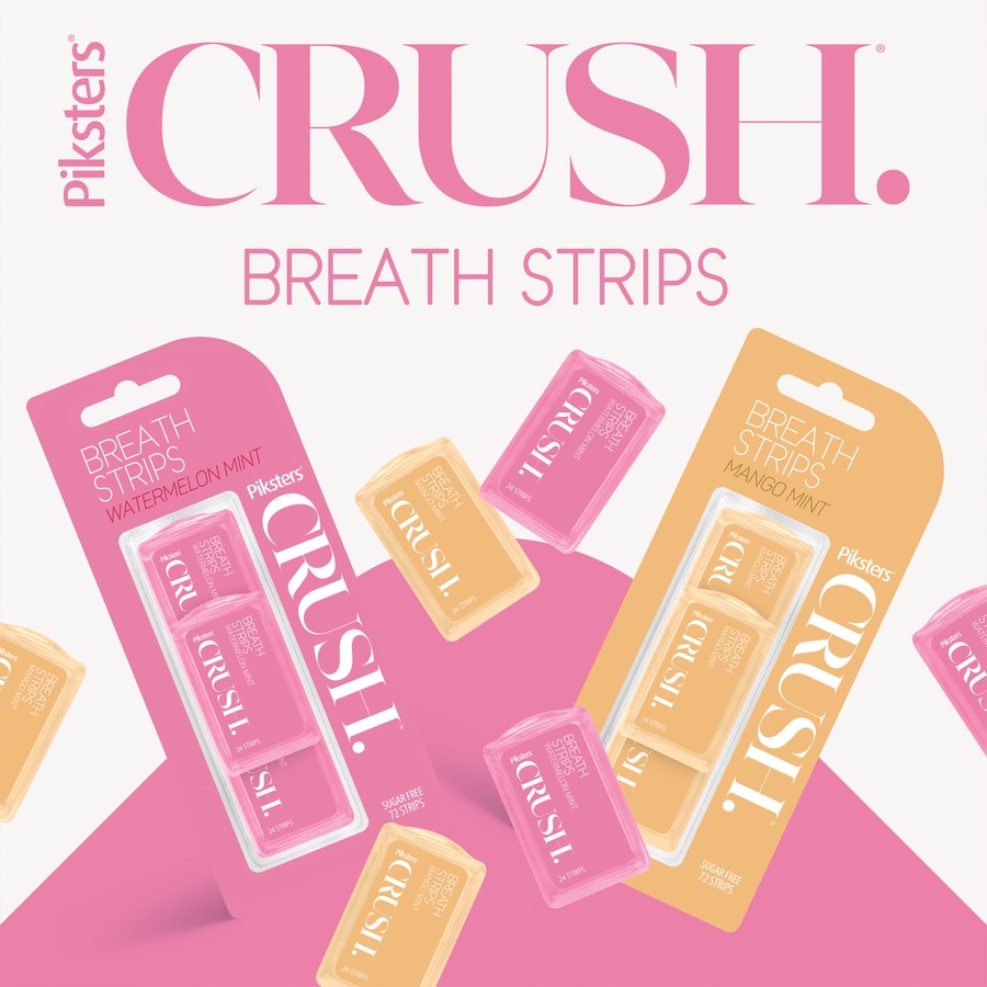 Piksters CRUSH Breath Strips Mango 72 Pack