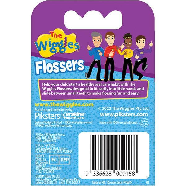 Piksters® The Wiggles® Flossers 40 Pack