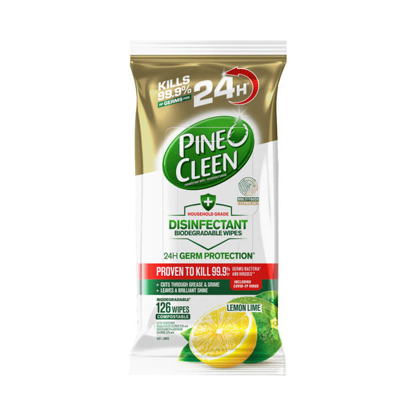 Pine O Cleen 24hour Protection Disinfectant Wipes Mango & Hibiscus | 126 pack