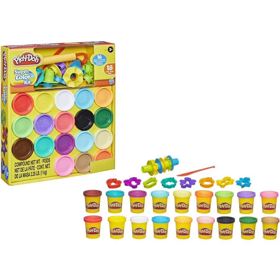 Play Doh Super Colour shoelacey Kit