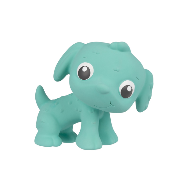 Playgro Eco Play Natural Rubber Pooky Puppy - Turquoise