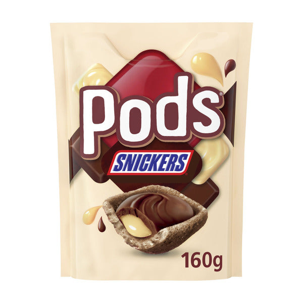 Pods Snickers Chocolate Snack & Share Party Bag | 160g