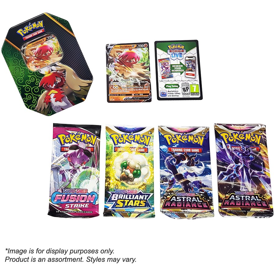 Pokemon 2 Pack Trading Card Game Collector Tin Bundle - Assorted