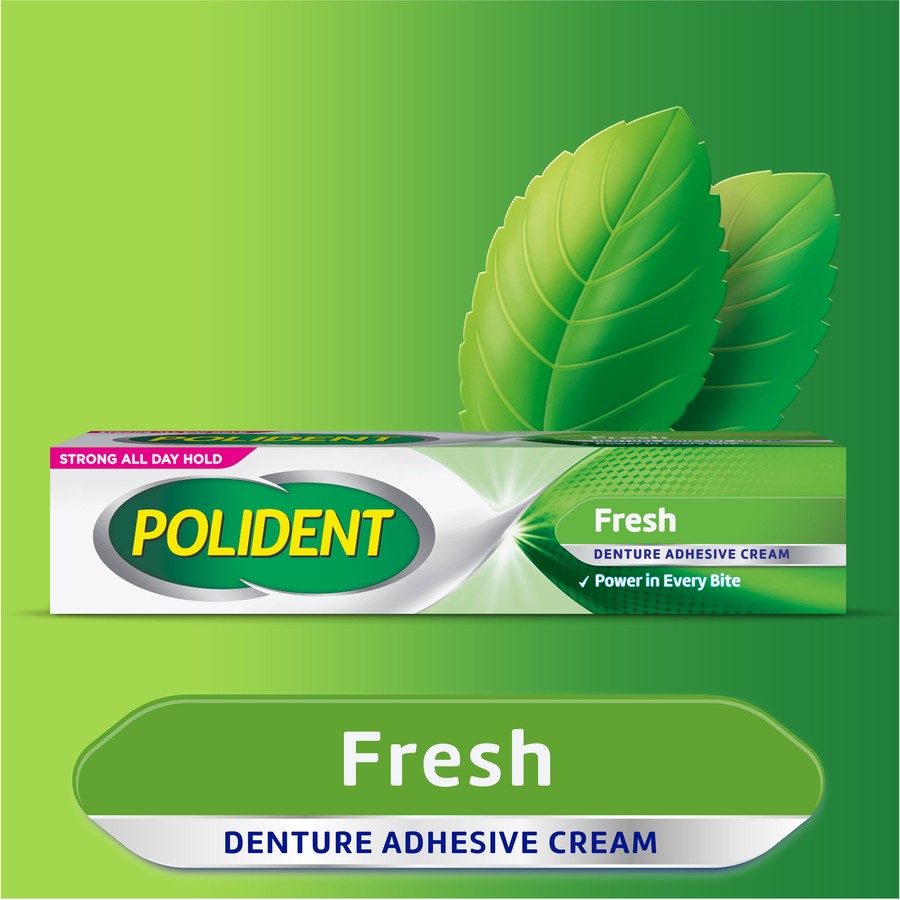 Polident Complete Comfort Denture Adhesive Cream Fresh 60g