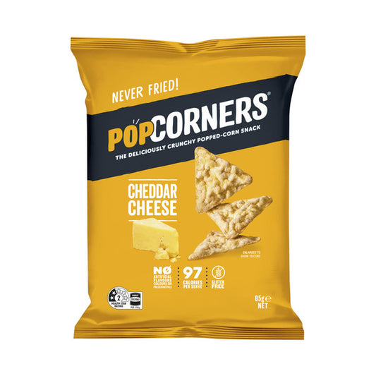 Popcorners Gluten Free Snacks Cheddar Cheese | 85g