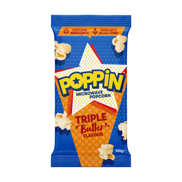 Poppin Explosion Triple Butter Popcorn | 100g