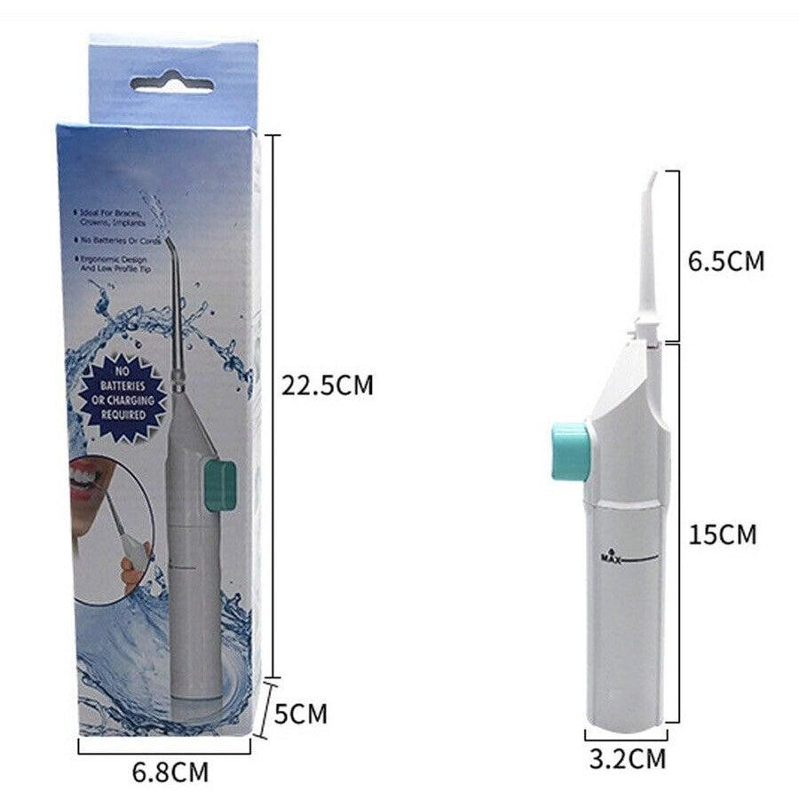 Portable Dental Water Flosser Water Pick Oral irrigator Air Pressure Cleaner