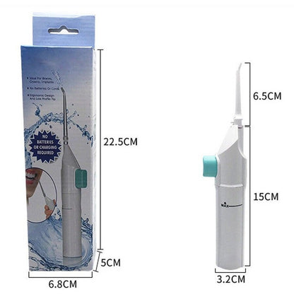 Portable Dental Water Flosser Water Pick Oral irrigator Air Pressure Cleaner