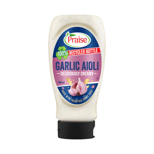 Praise Squeeze Garlic Aioli | 500mL