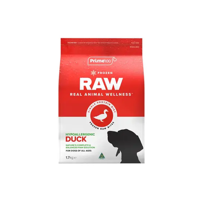 Prime100 Spd Raw Duck & Vegetable Dog Food 1.7kg