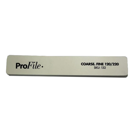 ProFile 120/220 Coarse-Fine Cushion White Core Nail File
