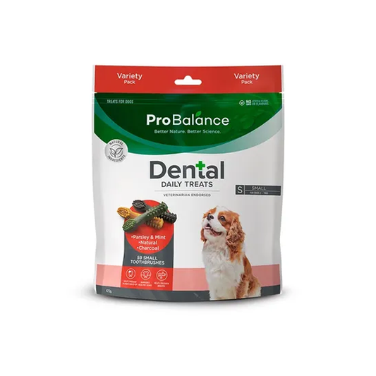 Probalance Toothbrush Variety Pack Small Dog Treat 59Pk