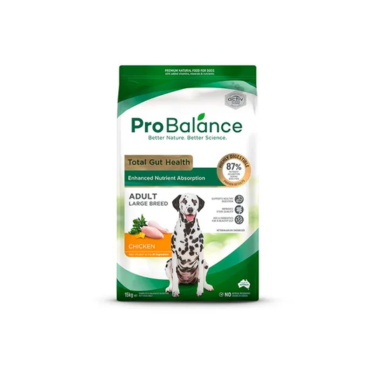 Probalance Total Gut Health Chicken Large Breed Dog Food 15kg