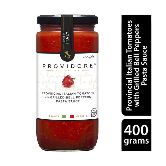 Providore Vine Ripened Tomato And Fire Roasted Pepper Pasta Sauce | 400g