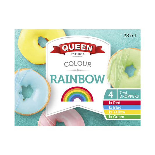 Queen Rainbow Food Colour 4 pack | 28mL