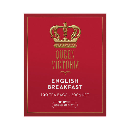 Queen Victoria English Breakfast Tea Bags 100 pack