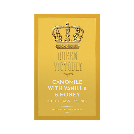 Queen Victoria Honey & Vanilla Camomile Tea Bags | 50 pack