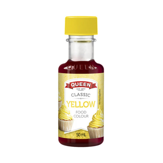 Queen Yellow Food Colour | 50mL x 2 Pack