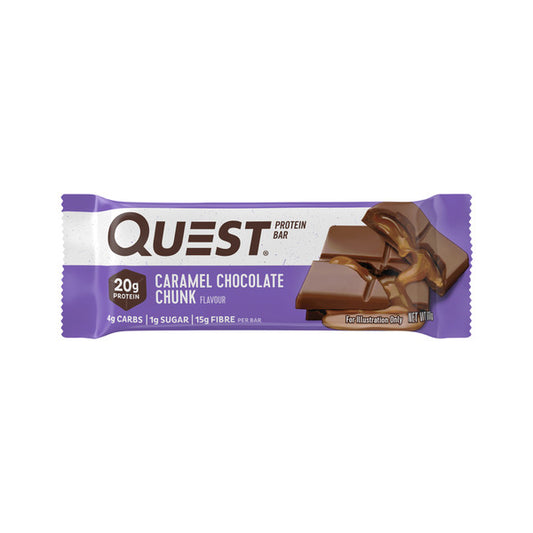 Quest Protein Bar Caramel Chocolate Chunk | 60g