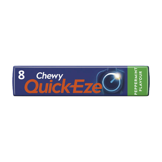 Quick Eze Peppermint Chewy Tablets 8 Pack | 40g