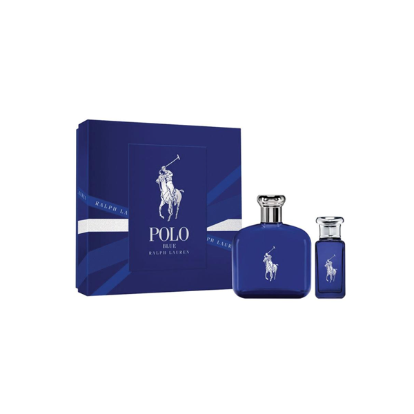 Ralph Lauren Polo Blue For Men Eau De Toilette 125ml & 15ml 2 Piece Set