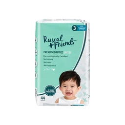 Rascal + Friends Nappies Size 3 Crawler | 44 pack