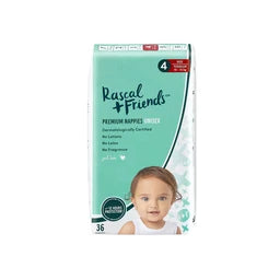 Rascal + Friends Nappies Size 4 Toddler | 36 pack