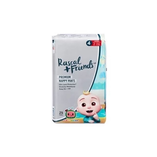 Rascal + Friends Nappy Pants Size 4 Toddler | 29 pack