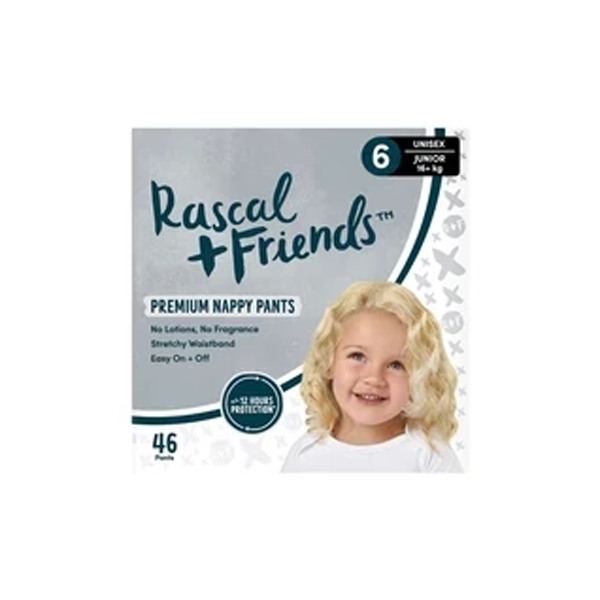 Rascal + Friends Nappy Pants Size 6 Junior Jumbo | 46 pack