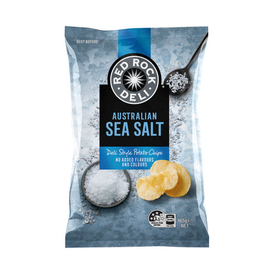 Red Rock Deli Potato Chips Sea Salt | 165g