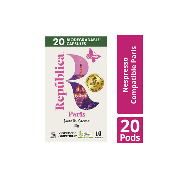 Republica Organic Capsules Paris | 20 pack