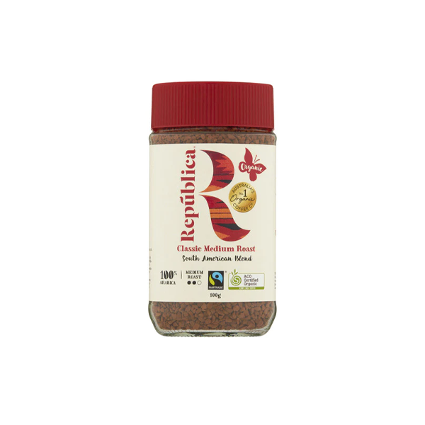 Republica Organic South American Medium Roast Freeze Dried Instant Coffee | 100g