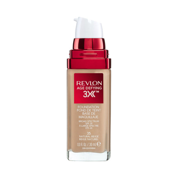 Revlon Age Defying 3X Natural Beige Foundation | 30mL