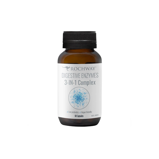 Rochway Digestive Enzymes 3-in-1 Complex 60 Capsules