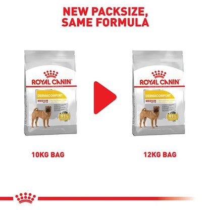 Royal Canin Medium Dermacomfort Adult Dog Food 12kg