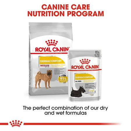 Royal Canin Medium Dermacomfort Adult Dog Food 12kg