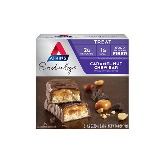 Atkins Endulge Caramel Nut Chew Bars 5 Pack