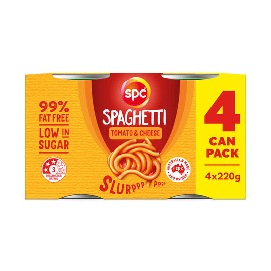 SPC Canned With Cheese 4 Pack | 880g