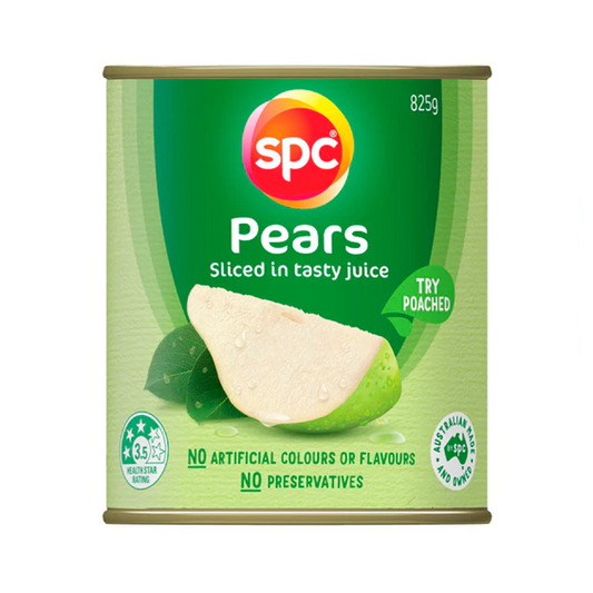 SPC Pears Sliced Fruit In Juice | 825g