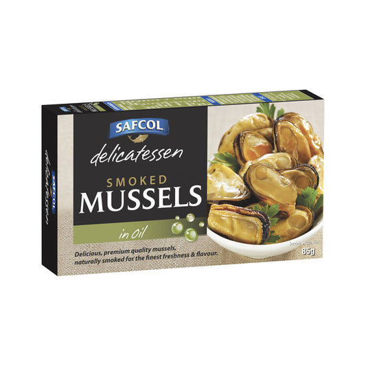Safcol Smoked Mussels In Oil | 85g