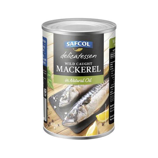 Safcol Wild Caught Mackerel In Oil | 425g
