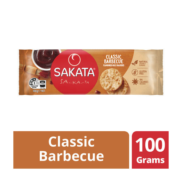 Sakata Classic BBQ Rice Crackers | 100g