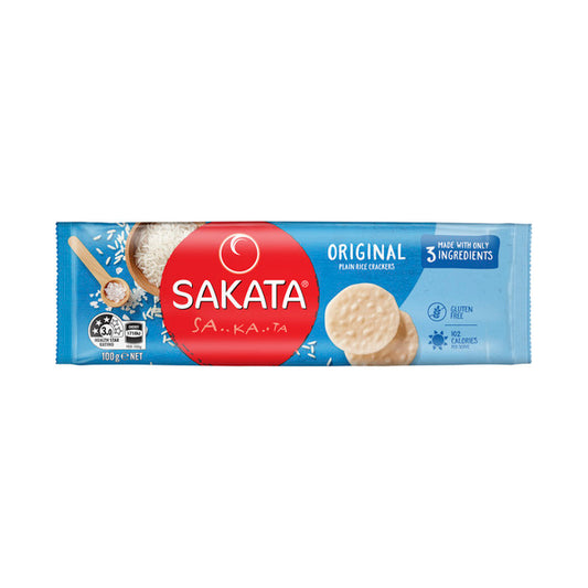 Sakata Plain Rice Crackers Gluten Free | 100g