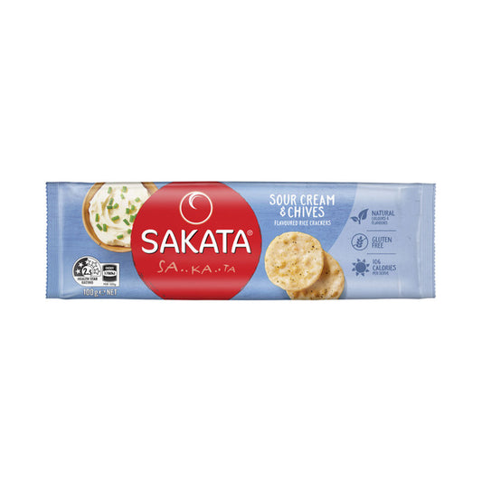 Sakata Rice Crackers Sour Cream Chive | 100g