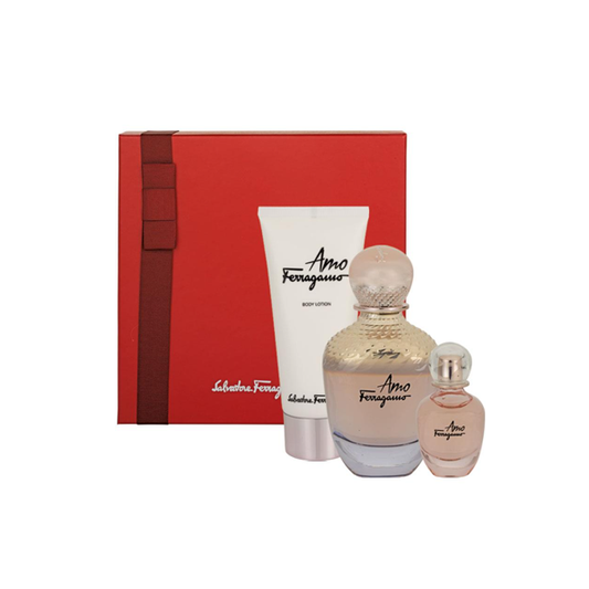 Salvatore Ferragamo Amo Eau de Parfum 100ml 3 Piece Set